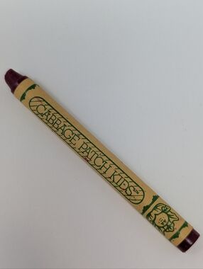 Cabbage Patch Kids Doll Crayon Replacement Vintage Burgandy